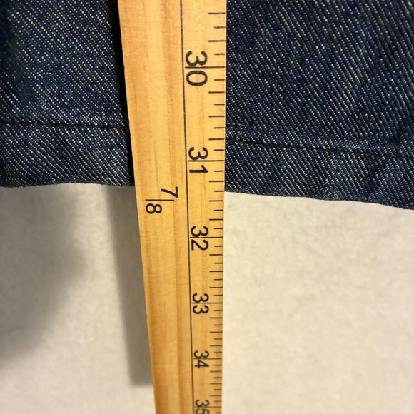 Vtg 70s Lee Storm Rider Sherpa Lined Denim Chore Jacket Fits Mens L Western USA - Picture 8 of 9